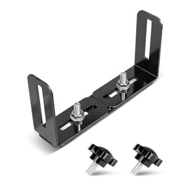 Imagem de Anina Suporte de rádio CB com botões de montagem universal para rádios e scanners CB/Ham/GMRS - Largura ajustável de 15 a 25 cm