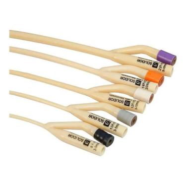 Imagem de Sonda Foley 2 Vias Solidor Máximo Conforto e Segurança 10 Un,  2 vias 