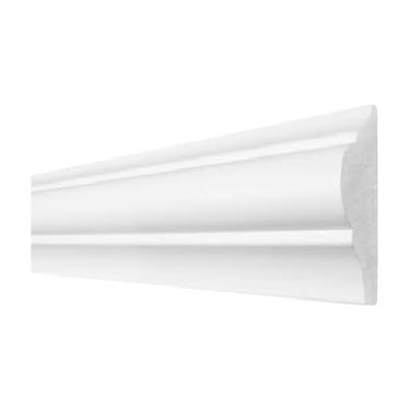 Imagem de Rodameio Boiserie Moldura Poliestireno 1 Metro – Barras Decorativas para Parede Sala Quarto e Corredor (Tradicional 3cm,2 UN)