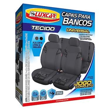 Imagem de Luxcar Capa para Banco em Tecido Universal – Jogo Completo 4 Peças
