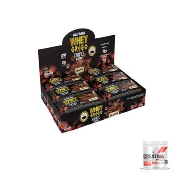 Imagem de Kit Whey Grego Bar Coffee Chocolate + Creatina Health Labs 300g