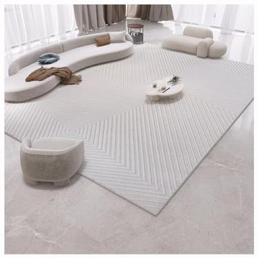 Imagem de SPXMQSS Tapetes grandes para sala de estar, resistentes à sujeira e fáceis de cuidar, tapetes para quarto, antiderrapante e antiderrapante para quarto, sala de jantar, escritório, cinza