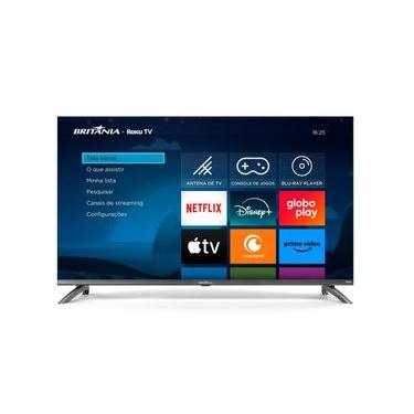 Imagem de Smart TV 40” Britânia BTV40M9GR2CGB Roku TV LED Dolby Audio Bivolt