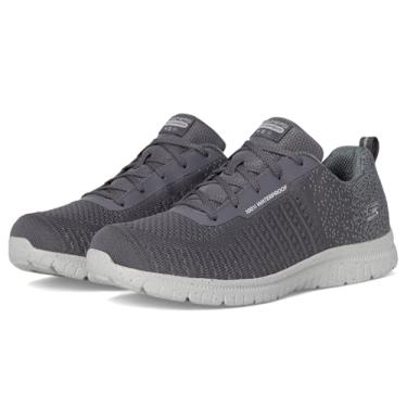 Imagem de Skechers Tênis feminino Virtue - Dryspell impermeável, Carvão vegetal, 36 BR