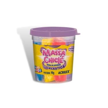 Imagem de Massa de Modelar Acrilex Chicle 90g C/6