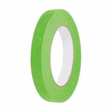 Imagem de HARFINGTON Fita adesiva colorida de 9/40.6 cm x 54.6 jardas, papel crepe universal, fita adesiva colorida para pintura, desenho, faça você mesmo, etiquetagem artesanal, selagem, verde
