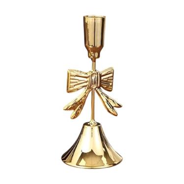 Imagem de predolo Castiçal de metal para mesa, enfeite, suporte para vela, ideal para casamentos, festivais, lareiras, festas e decoração de casa, S