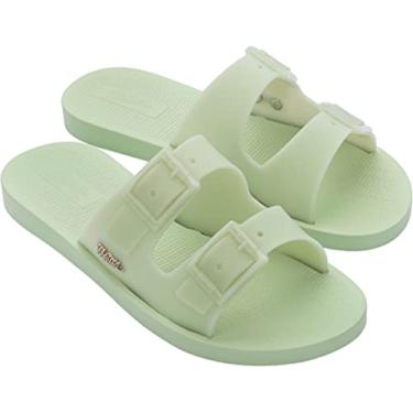 Imagem de Melissa - Sandálias femininas Sun Malibu, Verde/verde, 5