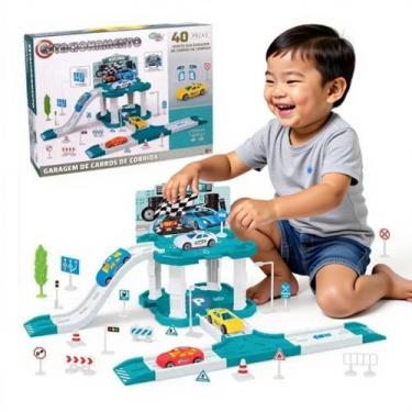 Imagem de Pista Estacionamento de Brinquedo com 40 Peças - WELL KIDS