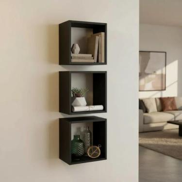 Imagem de Nicho MDF 25x25 com 15cm de Profundidade Decoração Sala Cozinha Banhei