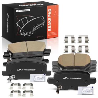 Imagem de A-Premium Pastilha de freio adequada para Buick Encore 2018-2022 Chevrolet Traxs, dianteiro e traseiro, um conjunto de 2