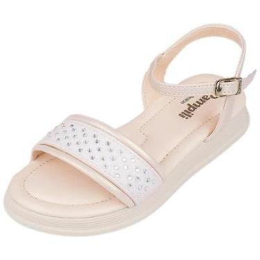 Imagem de Sandalia Infantil Menina Pedrinhas Brilhantes Flower Pampili-Feminino
