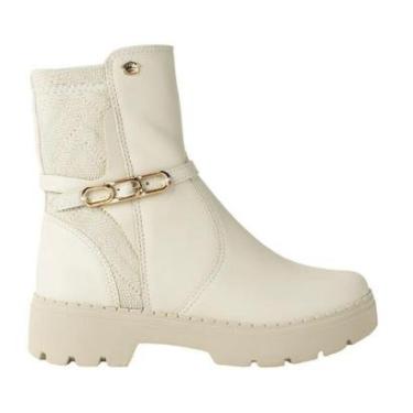 Imagem de Bota Coturno Pink Cats V5292 Infantil Nude confortável-Feminino