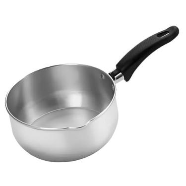 Imagem de Conjunto de 2 Panelas de Cozinha em Aço Inoxidável, Cabo Ergonômico Preto