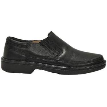 Imagem de Sapato Masculino Anti Tensor Com Cadarço Em Couro Pipper 6007N9-Masculino