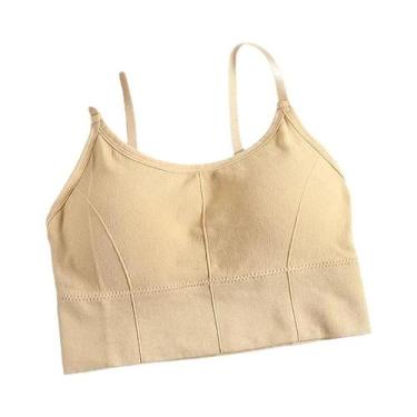 Imagem de Sutiã Esportivo Ajustável Sem Costura Para Mulheres, Top De Yoga Com A