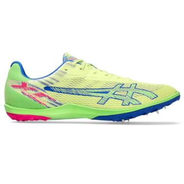 Imagem de ASICS Tênis unissex adulto Resurgence XC Track & Field, Lagartixa amarela/verde brilhante, 12 Women/10.5 Men