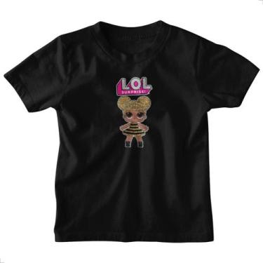 Imagem de Camiseta Infantil Algodão Personalizada Lol Queen Bee - Techmalhas, Pr
