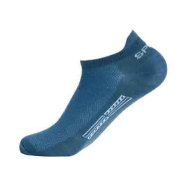 Imagem de Meias De Tornozelo Masculinas Respiráveis Em Malha, 5 Pares, Algodão, 