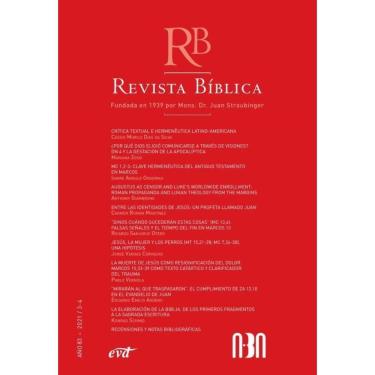 Imagem de Revista Bíblica 2021/3-4 - Año 83 - Espanhol