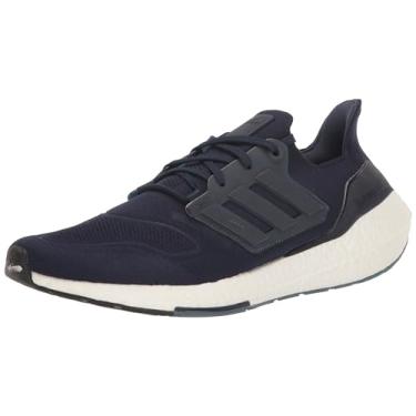 Imagem de adidas Tênis de corrida masculino Ultraboost 22, Azul-marinho universitário/azul-marinho universitário/preto, 9
