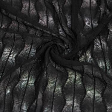 Imagem de Tecido de malha em ziguezague por jarda, elastano de nylon, 150 cm de largura, malha elástica leve para roupas de dança, lingerie, fantasias, roupas da moda e faça você mesmo