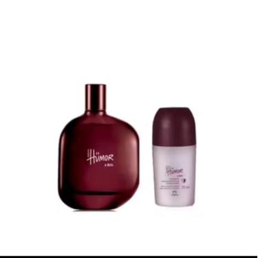 Imagem de Conjunto Humor a Dois Masculino, Perfume 75ml + Rollon