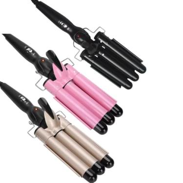 Imagem de Modelador de cachos tri ondas Tri-ondas modelador 22cm de diâmetro (Aleatoria)