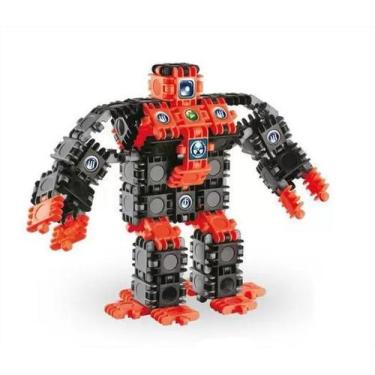 Imagem de The Robots 91 Peças Minibot Clic & Lig Robô Para Montar - Plasbrink