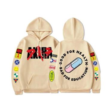 Imagem de Moletom Com Capuz Masculino AKIRA Anime, Estampa De Suspense Sci-Fi, C