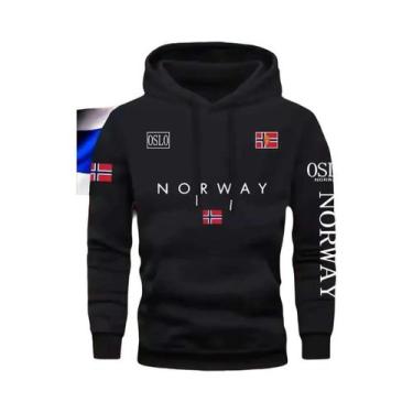 Imagem de Moletom Masculino Oversized De Algodão Quente E Corta-Vento Para Outon