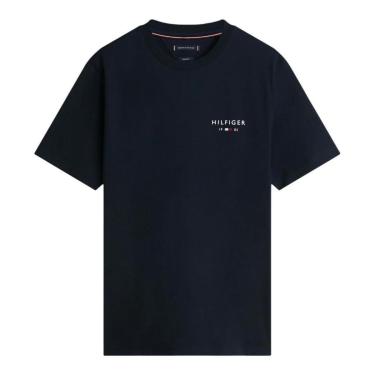 Imagem de Camiseta Tommy Hilfiger Brand Love Small Hilfiger Tee Marrom-Masculino