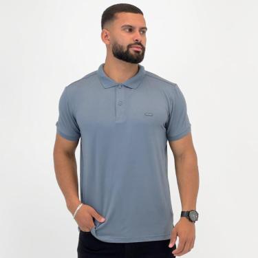 Imagem de Camisa Polo Gangster Manga Curta com Botão Masculina-Masculino