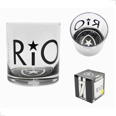 Imagem de Copo de Whisky Botafogo 305ml  Oficial Licenciado Times de Futebol Roc