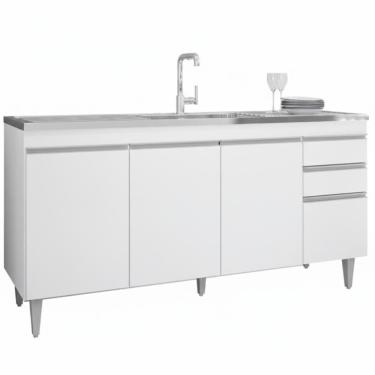 Imagem de Balcao Pia 4 P 2 G BP 180 cm Agatha Eratto Moveis