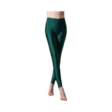 Imagem de Leggings Skinny De Alta Elasticidade plus Size, Calças De Yoga Brilhan