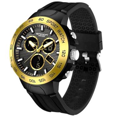 Imagem de Relógio Pulso Digital Masculino Display Duplo A Prova D`Água