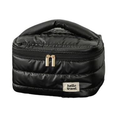 Imagem de Bolsa De Maquiagem Impermeável De Grande Capacidade, Organizador De Co