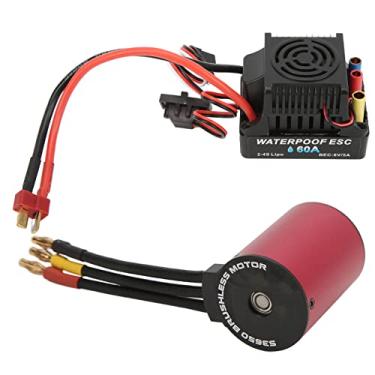 Imagem de Ainoli S3650 3100V Motor sem escova + 60A Kit ESC sem escova Peças de carro RC para carro 1/10 Controle Remoto