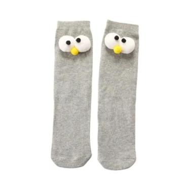 Imagem de Meias Infantis De Desenho Animado Fofas De Alta Qualidade Com Olhos Gr