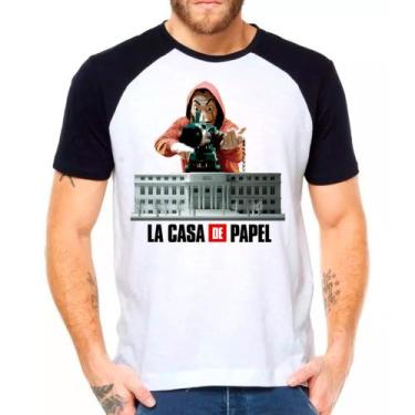 Imagem de Camiseta la casa de papel camisa masculina lançamento 01 - DESIGN CAMI