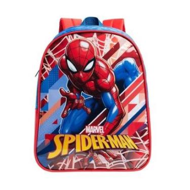 Imagem de Mochila de costas Escolar Infantil Homem Aranha 14970-Xeryus-Unissex