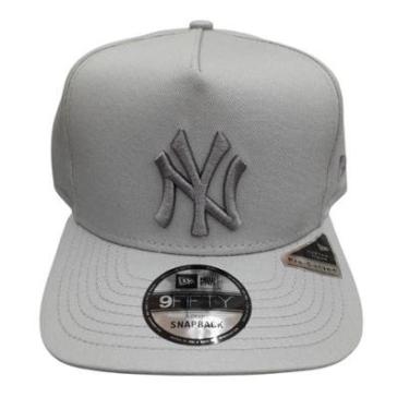 Imagem de Boné New Era 9Fifty - Cinza Claro-Unissex