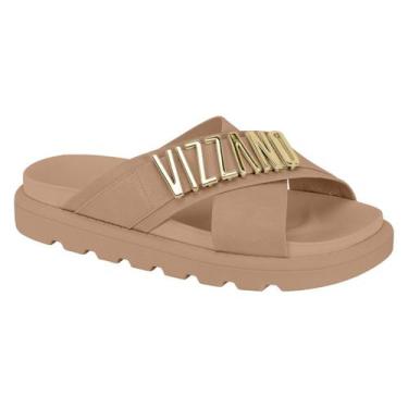 Imagem de Chinelo Feminino Vizzano Tiras Tratorado Confortável Original -, Nude,