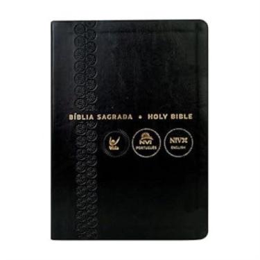 Imagem de Biblia nvi portugues/ingles - capa luxo preta - VIDA EDITORA, 3