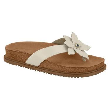 Imagem de Sandália Papete Flatform Casual Feminino Beira Rio 8524112 Branco, 37