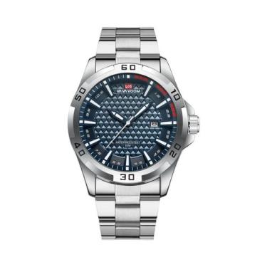 Imagem de Relógio Masculino À Prova D'água De Aço Inoxidável, Esportivo, Militar