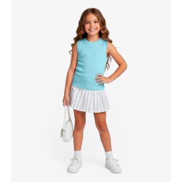 Imagem de Regata Básica Infantil Lisa Soletex Verde, 8, Verde