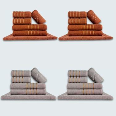 Imagem de Jogo De Toalhas 24 P?s Cole??o Montreal 100% Algod?o Mr+cz