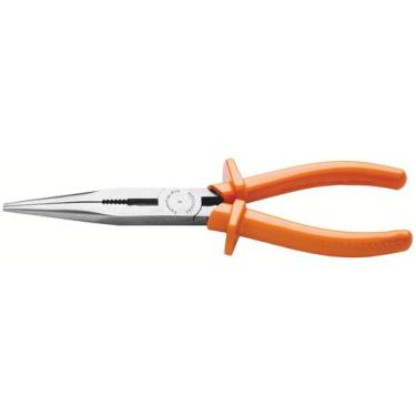 Imagem de Alicate Meia Cana Bico Longo Isolado 8" Tramontina 44004182, 8"